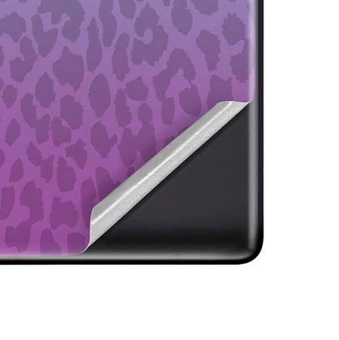 Cheetah Print Purple and Blue Google Pixel 6 Skin